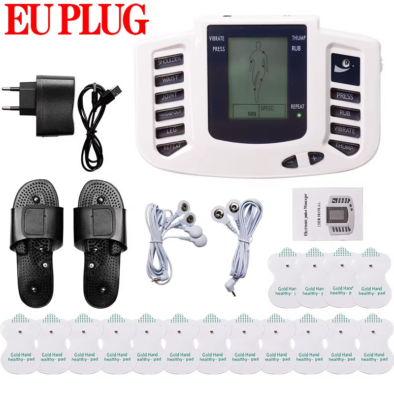 EMS Acupunctuur Slippers – Elektrische Voetmassage & Spierstimulatie voor Ontspanning en Vetverbranding
