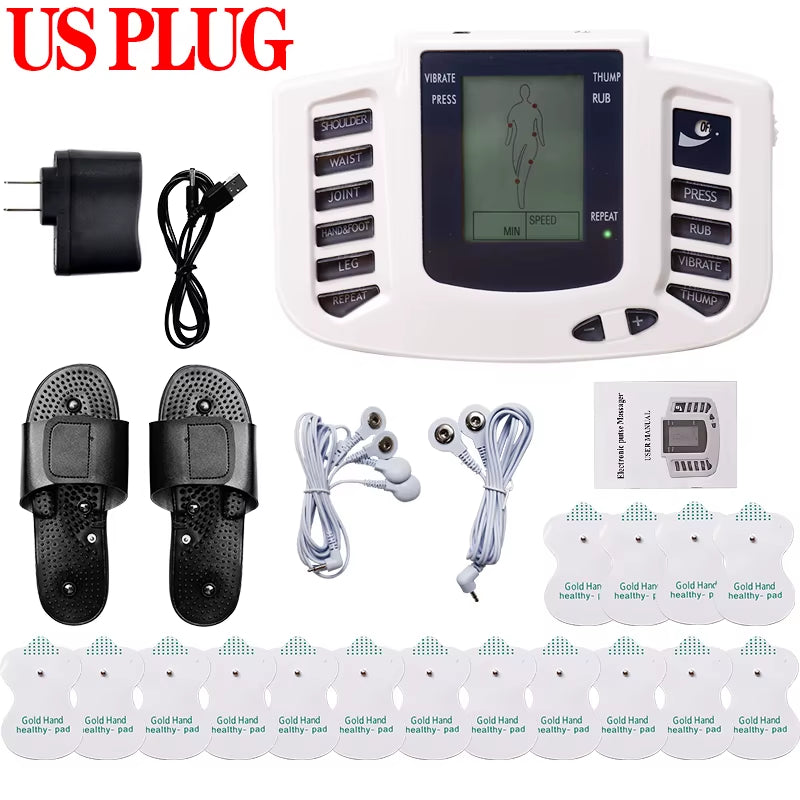 EMS Acupunctuur Slippers – Elektrische Voetmassage & Spierstimulatie voor Ontspanning en Vetverbranding